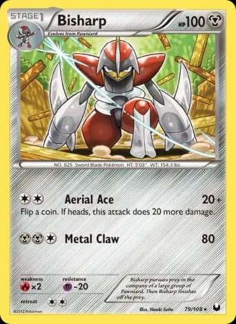 Bisharp Pokémon card #79