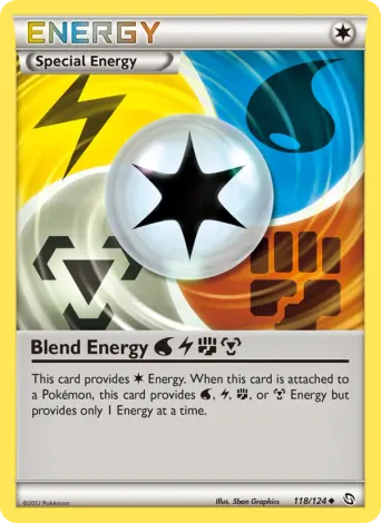 Blend Energy Water Lightning Fighting Metal Pokémon card #118