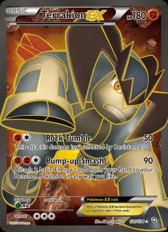 Terrakion-EX Pokémon card #121