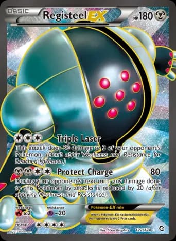 Registeel-EX Pokémon card #122