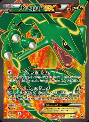 Rayquaza-EX Pokémon card #123