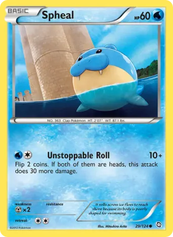 Spheal Pokémon card #29