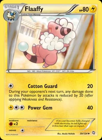 Flaaffy Pokémon card #39