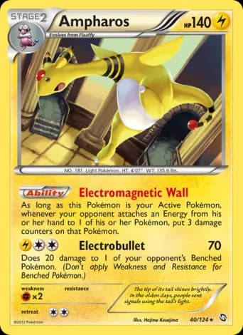 Ampharos Pokémon card #40