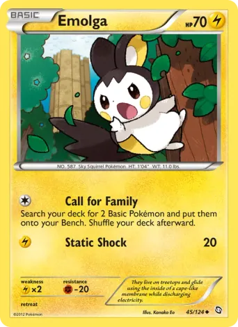 Emolga Pokémon card #45