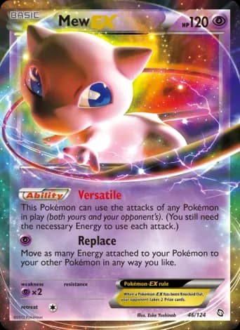 Mew-EX Pokémon card #46