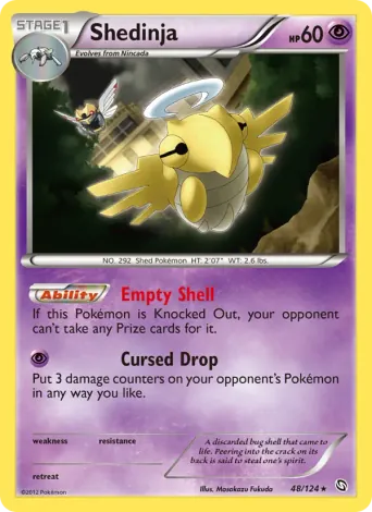 Shedinja Pokémon card #48