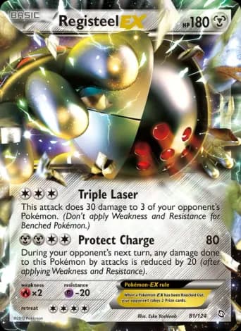Registeel-EX Pokémon card #81