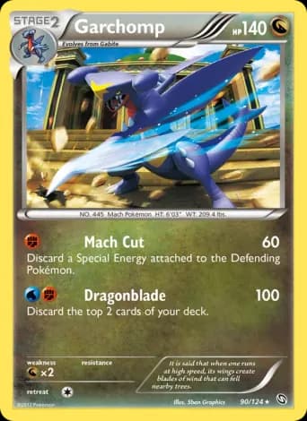 Garchomp Pokémon card #90