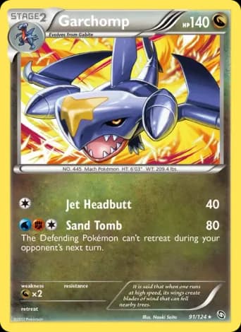 Garchomp Pokémon card #91