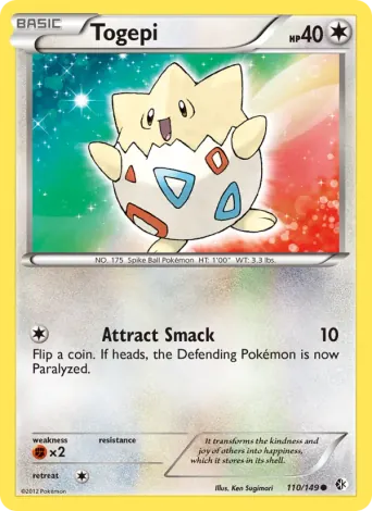 Togepi Pokémon card #110