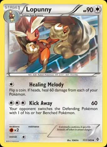 Lopunny Pokémon card #117
