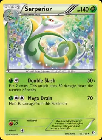 Serperior Pokémon card #13