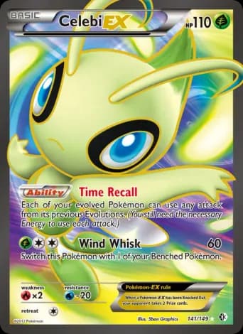 Celebi-EX Pokémon card #141