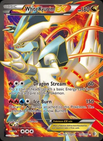 White Kyurem-EX Pokémon card #146