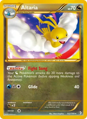 Altaria Pokémon card #152