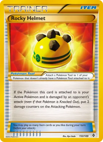 Rocky Helmet Pokémon card #153