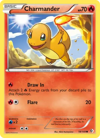 Charmander Pokémon card #18