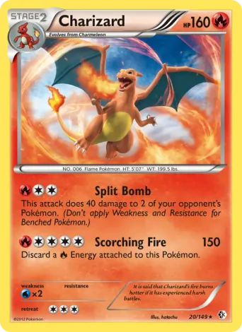 Charizard Pokémon card #20