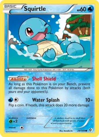 Squirtle Pokémon card #29