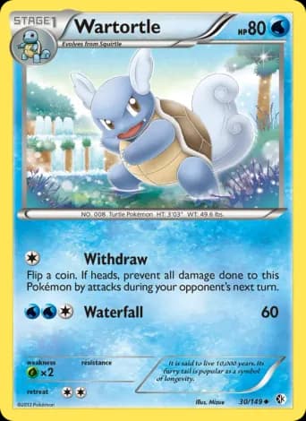 Wartortle Pokémon card #30