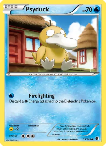 Psyduck Pokémon card #33