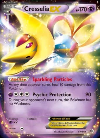 Cresselia-EX Pokémon card #67