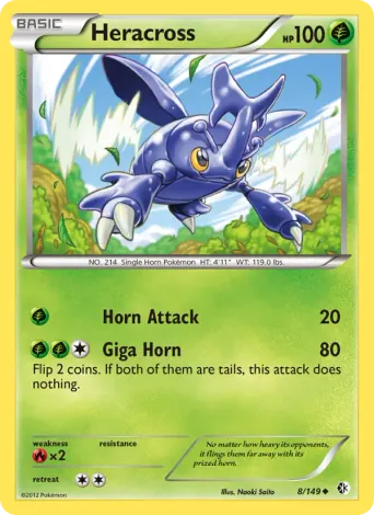 Heracross Pokémon card #8