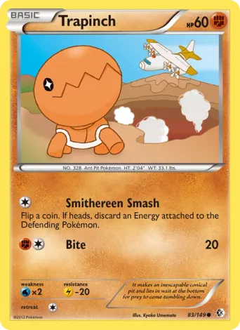Trapinch Pokémon card #83