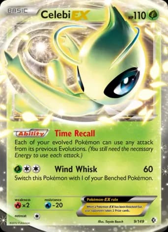 Celebi-EX Pokémon card #9