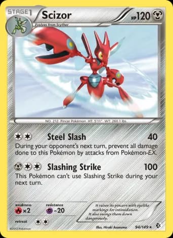 Scizor Pokémon card #94