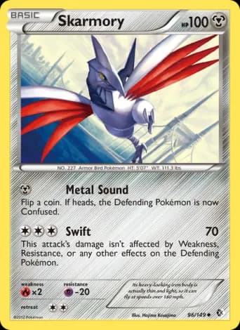 Skarmory Pokémon card #96