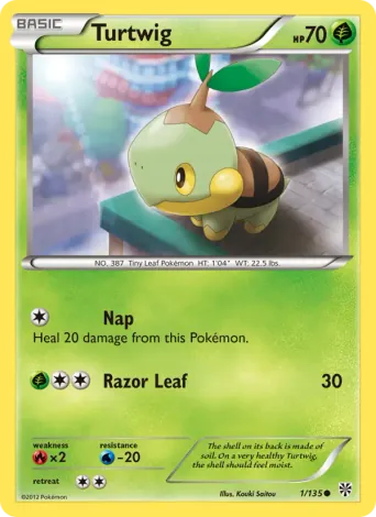 Turtwig Pokémon card #1