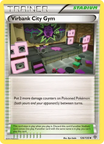 Virbank City Gym Pokémon card #126