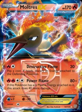 Moltres-EX Pokémon card #14