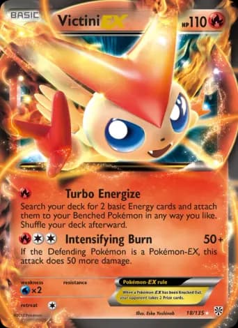 Victini-EX Pokémon card #18