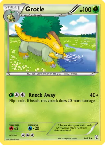 Grotle Pokémon card #2