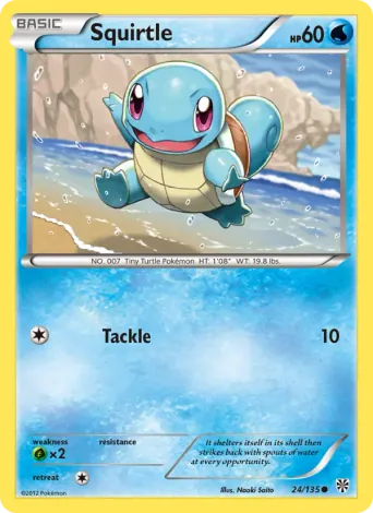 Squirtle Pokémon card #24