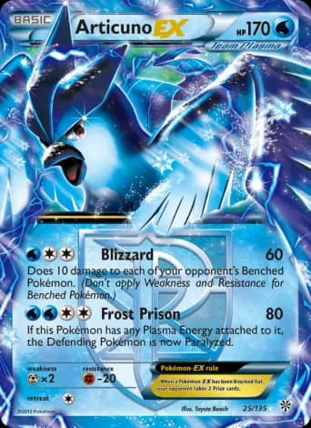 Articuno-EX Pokémon card #25