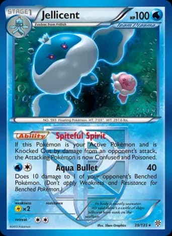 Jellicent Pokémon card #39