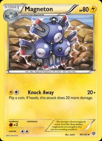 Magneton Pokémon card #45