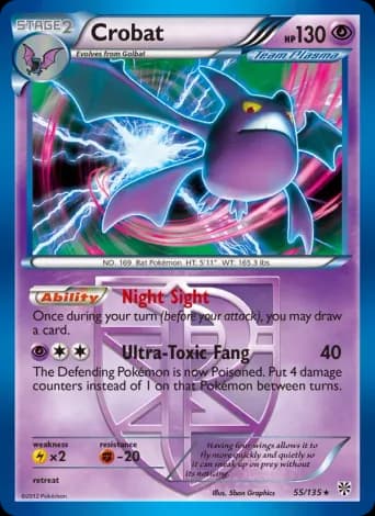 Crobat Pokémon card #55