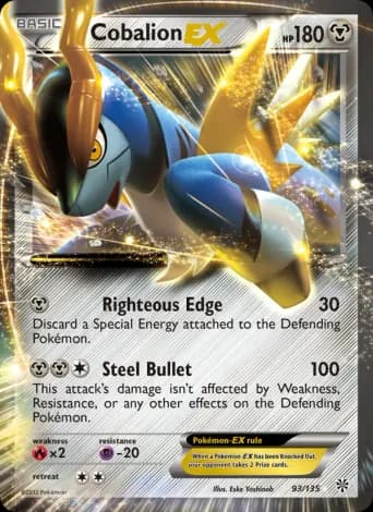 Cobalion-EX Pokémon card #93