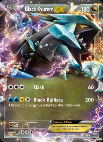 Black Kyurem-EX Pokémon card #95