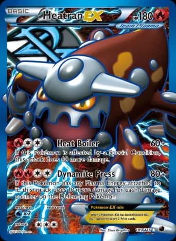 Heatran-EX Pokémon card #109