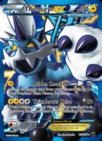 Thundurus-EX Pokémon card #110