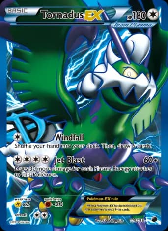 Tornadus-EX Pokémon card #114