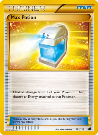 Max Potion Pokémon card #121