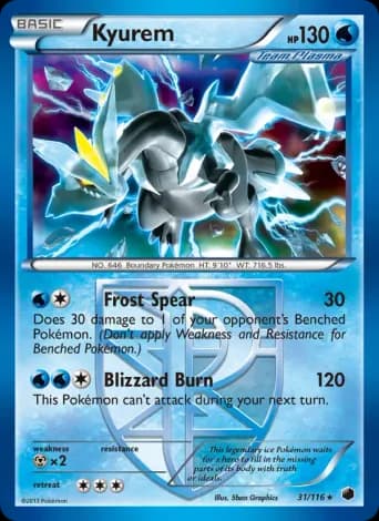 Kyurem Pokémon card #31