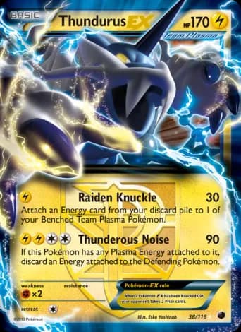 Thundurus-EX Pokémon card #38